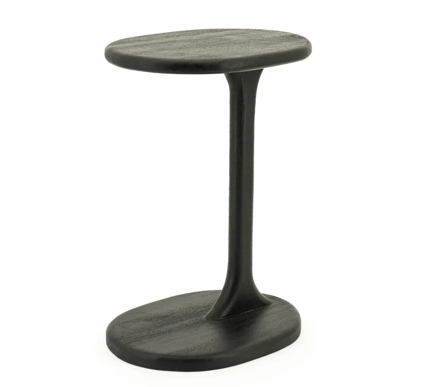 Highlight Beistelltisch Fenix H 55 cm Mangoholz schwarz