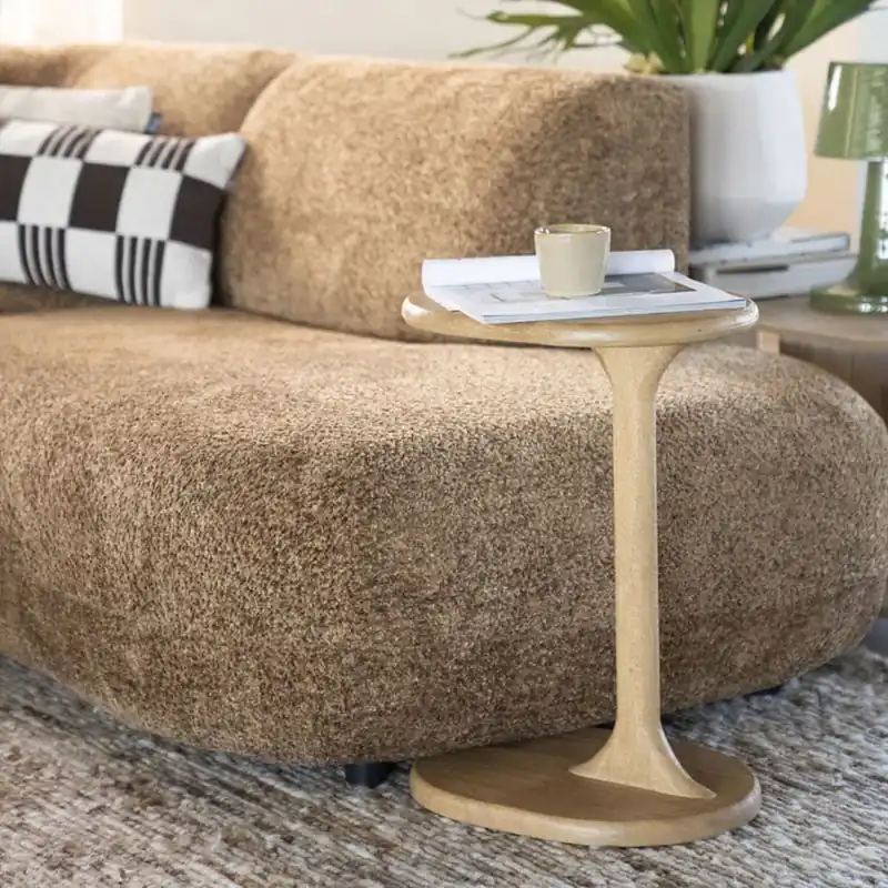 Preis Gesenkt Beistelltisch Fenix H 55 cm Mangoholz hellbraun