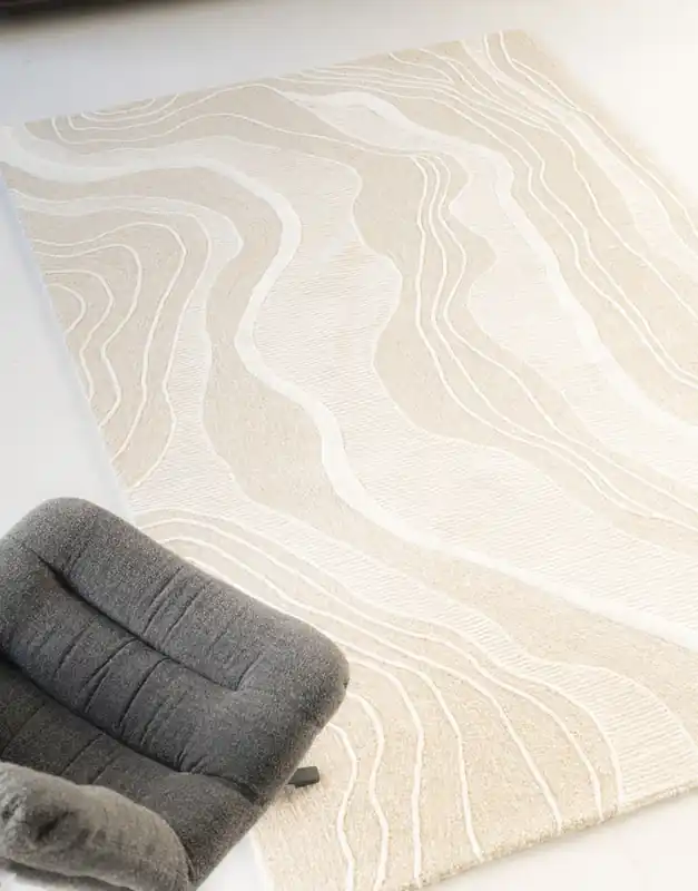 Markenware Teppich Soil 230 x 160 cm beige Carpet