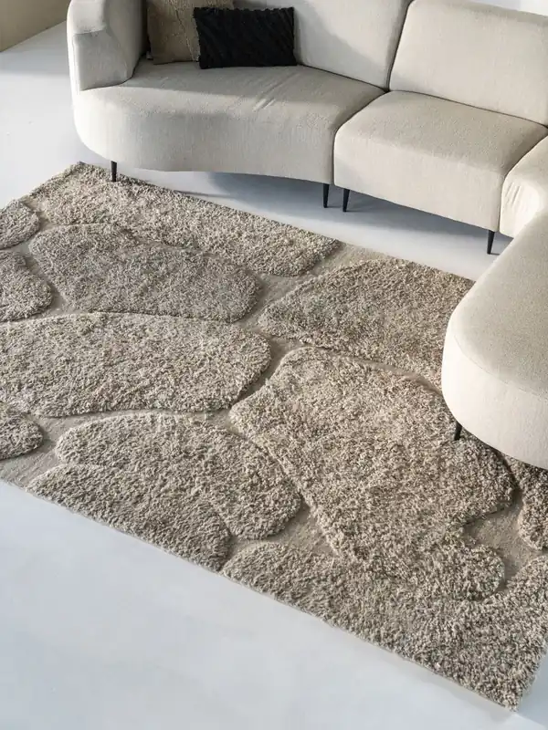 Finale Aktion Teppich Kala 230 x 160 cm taupe Carpet