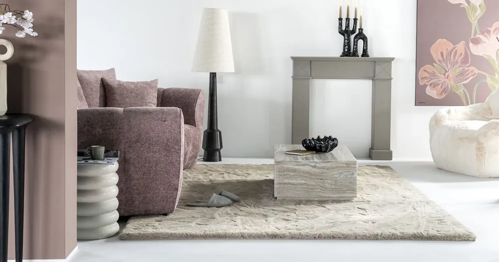 Teppich Zena 290 x 200 cm beige Carpet Abverkauf