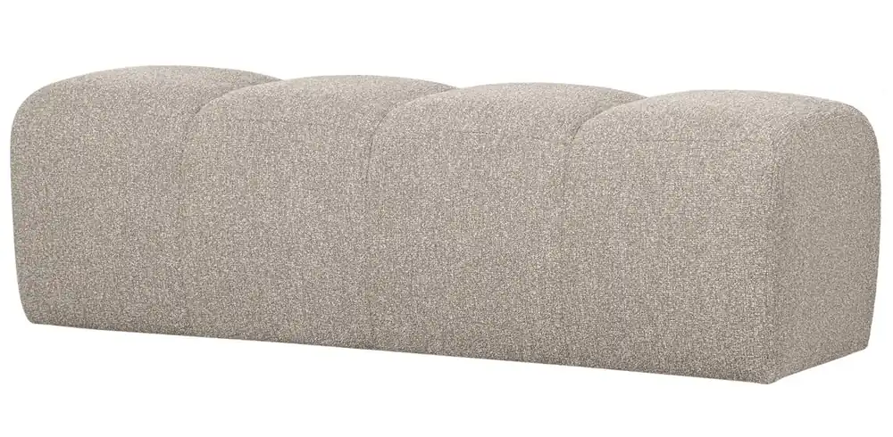 woood Esszimmerbank Hocker MOJO 164 cm Bouclé beige melange Top-Seller