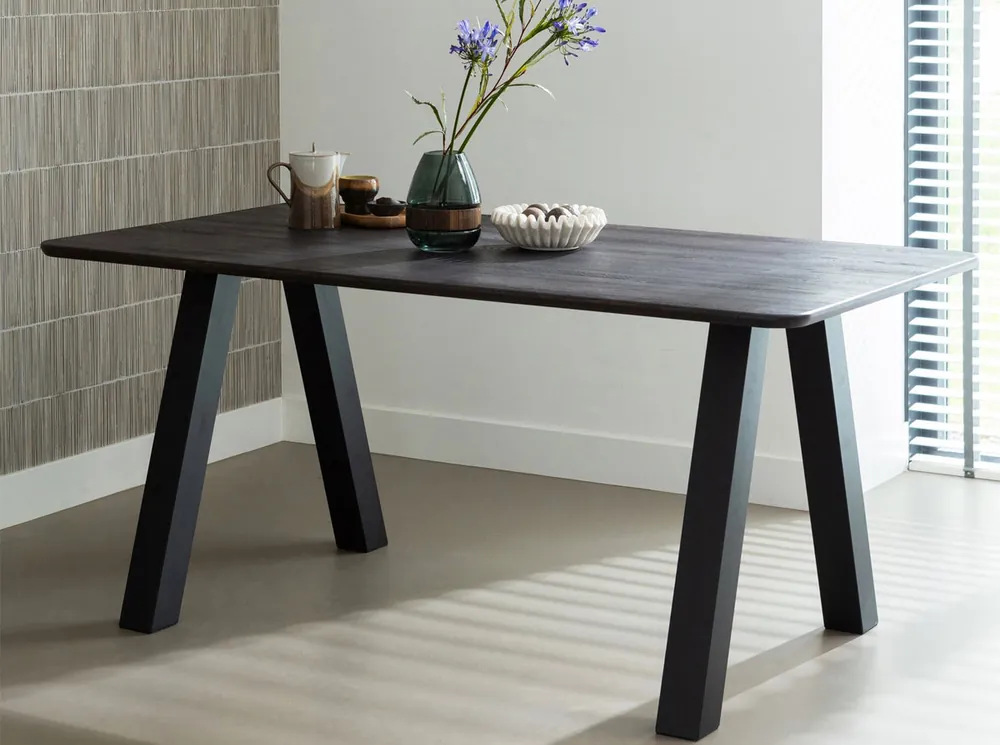 woood Esstisch Tablo 160 x 90 cm Eiche Massivholz mystic braun Geprüft