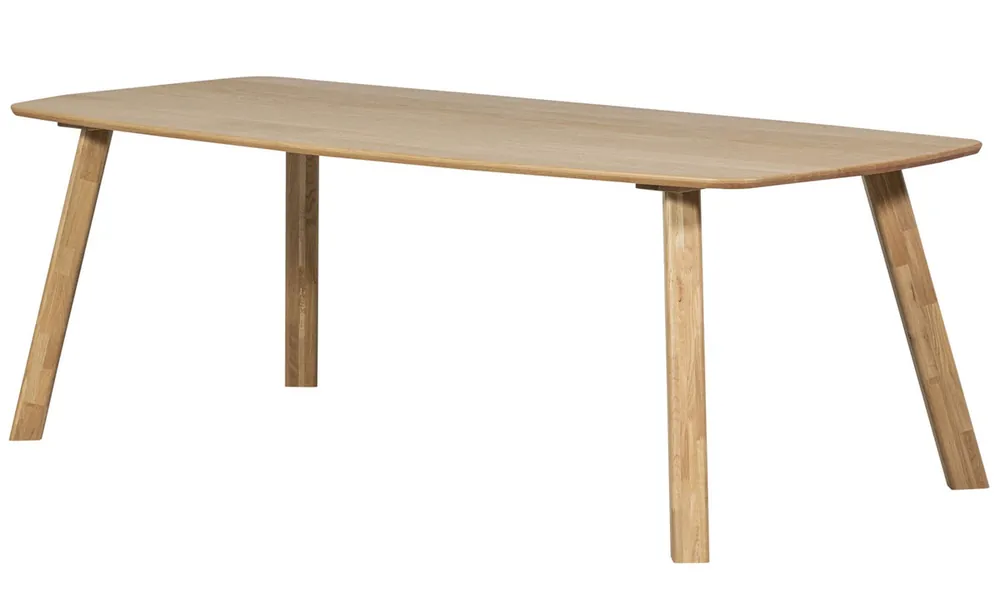 Esstisch DÄNISCH 220 x 100 cm oval Eiche massiv Jetzt Bestellen