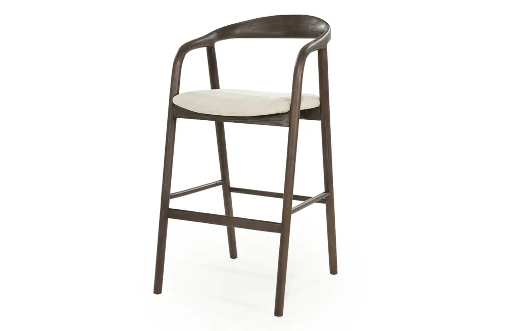 Preis Gesenkt Barstuhl Rayven hoch Barhocker dunkelbraun Sitzhöhe 75 cm