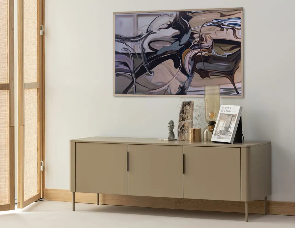 WOOOD Kommode TV Möbel GUNNAR 154 cm Kiefer schlammfarben Aktuell