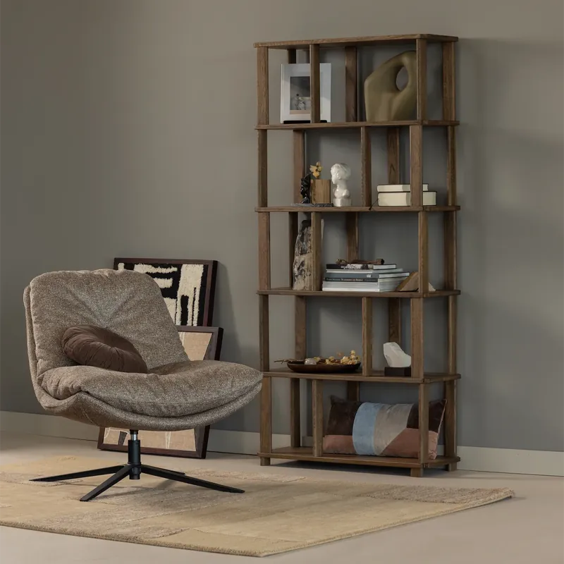 Letzte Chance Bücherregal Regal RISS offen H 186 cm Eiche natur