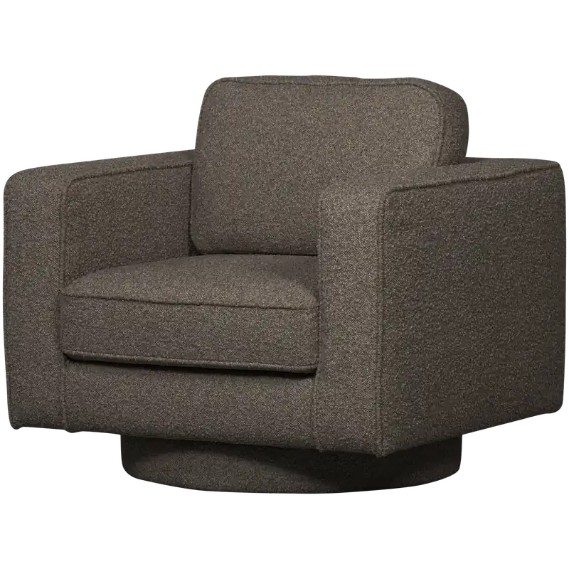 Angebot Sessel drehbar LAZY Bouclé anthrazit Drehsessel Fernsehsessel