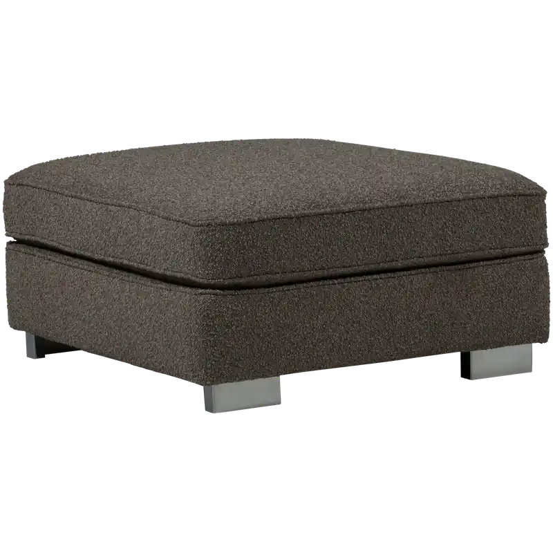 Pouf LAZY 95 x 83 cm Hocker Sitzhocker Bouclé anthrazit Preiswert