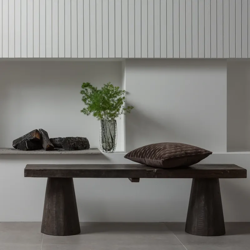 Rabatt Bank Sitzbank CLYDE 150 cm recyceltes Mangoholz massiv dunkelbraun