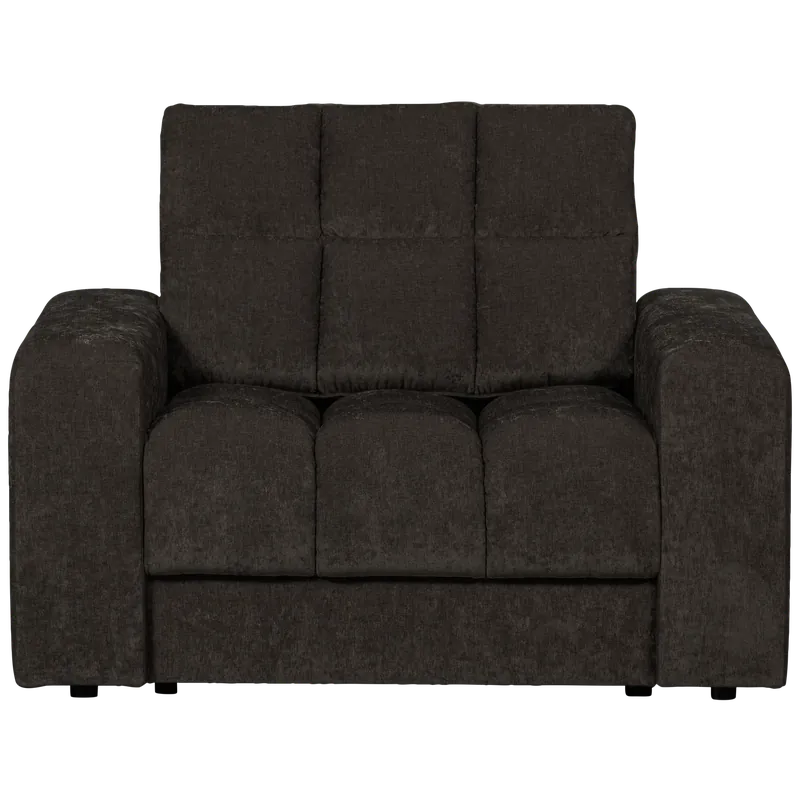 Sessel SECOND DATE Webstoff vintage anthrazit Loungesessel Preiswert