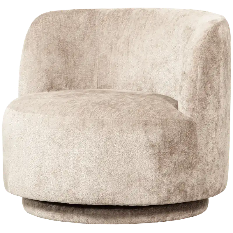 Sessel POPULAR WENDUNG Chenille natur Loungesessel Mega-Angebot