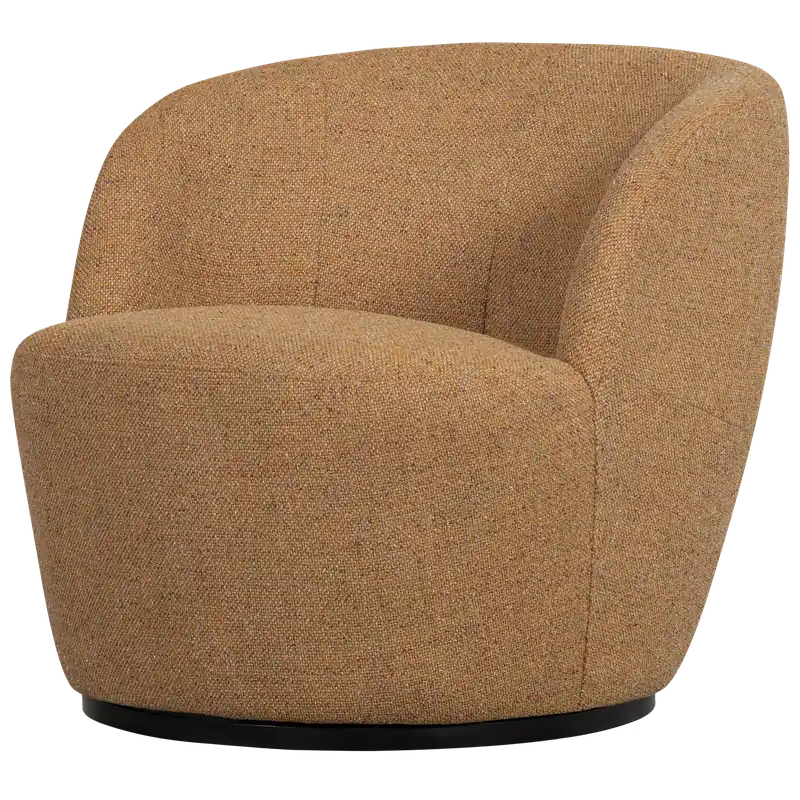 Knallerangebot Sessel SERRA Drehsessel Webstoff curry melange