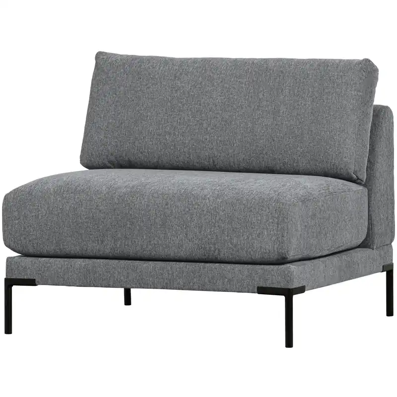 Highlight Loveseat Sessel Couple Element Chenille Webstoff denim melange