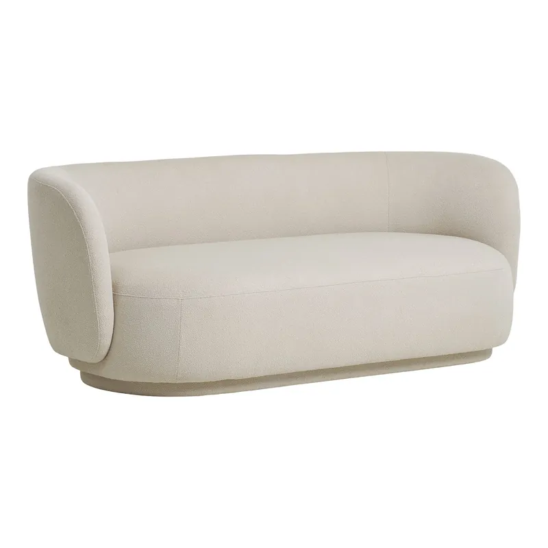 2,5 Sitzer Sofa SAMOS 185 cm Bezug sandfarben Knallerangebot