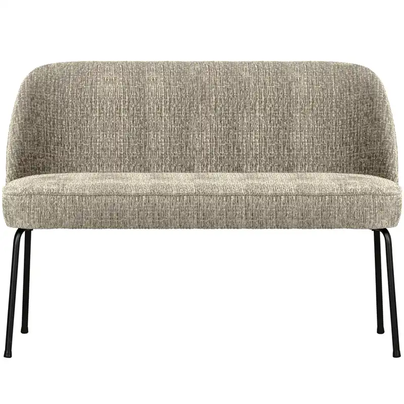 Preisreduziert Esszimmerbank Vogue 120 cm Struktur Samt wheatfield
