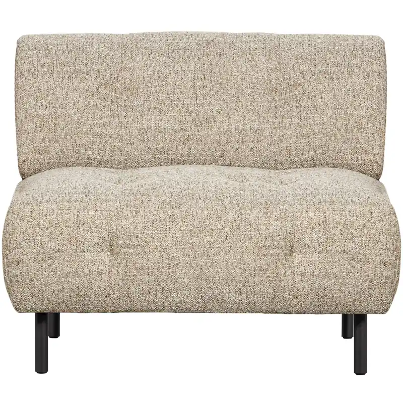 Markenware Loveseat Sessel LLOYD grober Webstoff natur melange