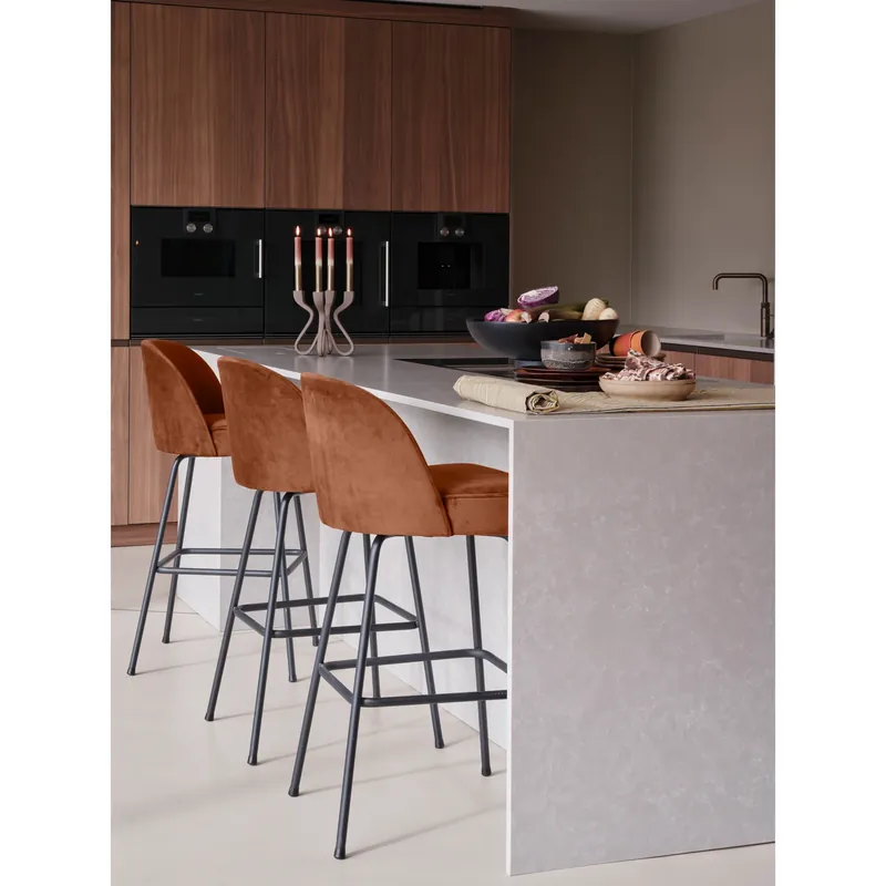 Top-Preis Barhocker Vogue SH 80 cm Samt rost