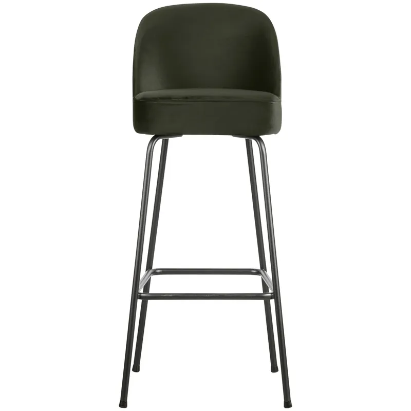 Günstig Barhocker Vogue SH 80 cm Samt dunkelgrün