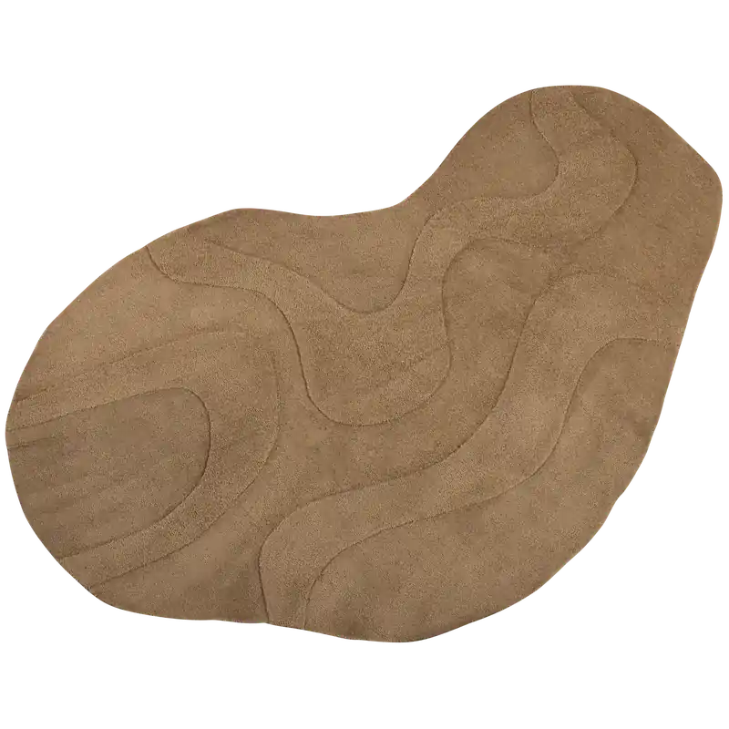 Teppich ALYA ORGANISCH 240 x 170 cm hellbraun Wochenendangebot