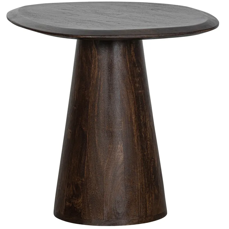 Solange Der Vorrat Reicht Beistelltisch POSTURE H 51 cm Mangoholz dunkelbraun Couchtisch