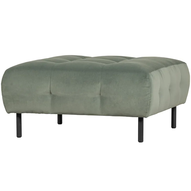 Versand Am Gleichen Tag Pouf LLOYD 90 x 90 cm Hocker Sitzhocker Samt Velvet wasserpflanze