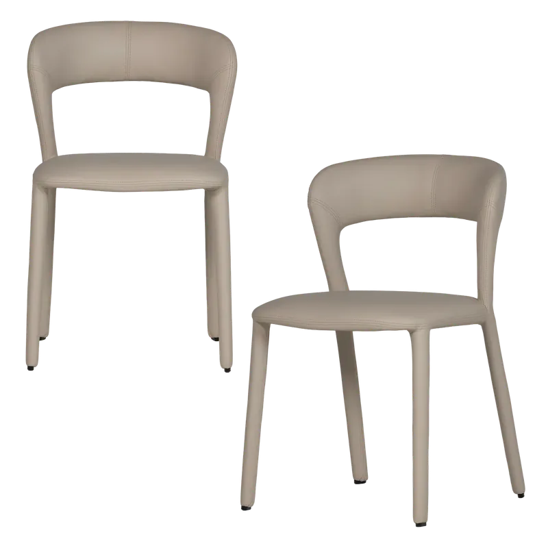 Meistverkauft Esszimmerstuhl Stuhl NOBLE Kunstleder beige