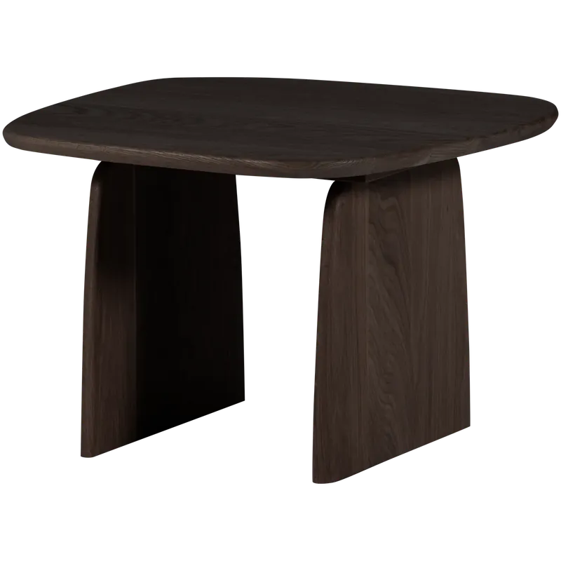 Direkt Vom Hersteller Couchtisch TABLO organisch 60 x 60 cm Eiche Massivholz mystic brown