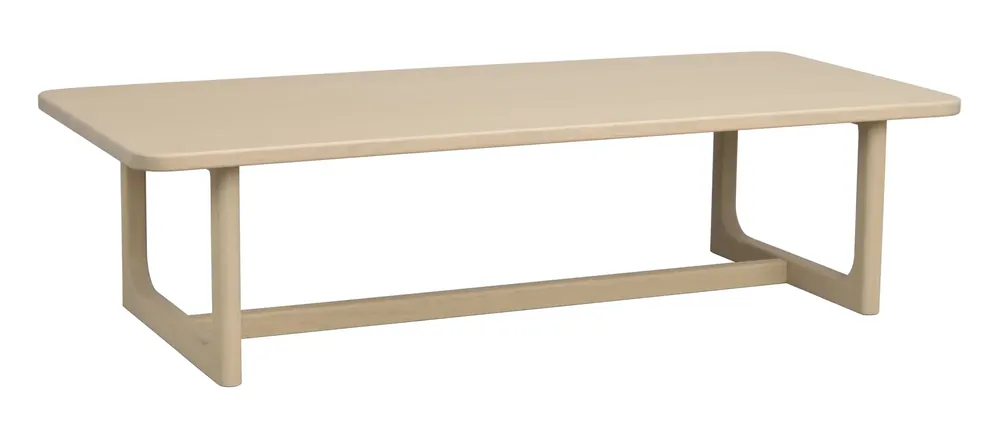 Couchtisch SICROLL 160 x 70 cm Eiche white wash Garantierte Lieferung