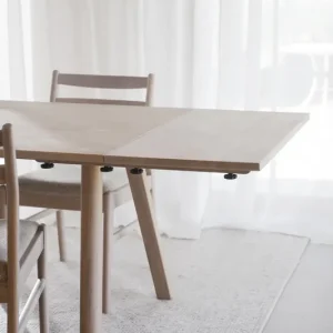 2er Set Ansteckplatten für Esstisch LAPPERON 220 x 95 Eiche auf 265 - 310 cm white wash Top-Angebot