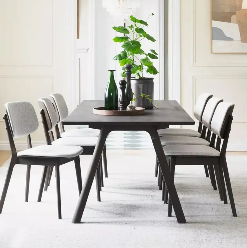 Esstisch LAPPERON 220 x 95 cm Eiche dunkelbraun verlängerbar 310 cm Angebot