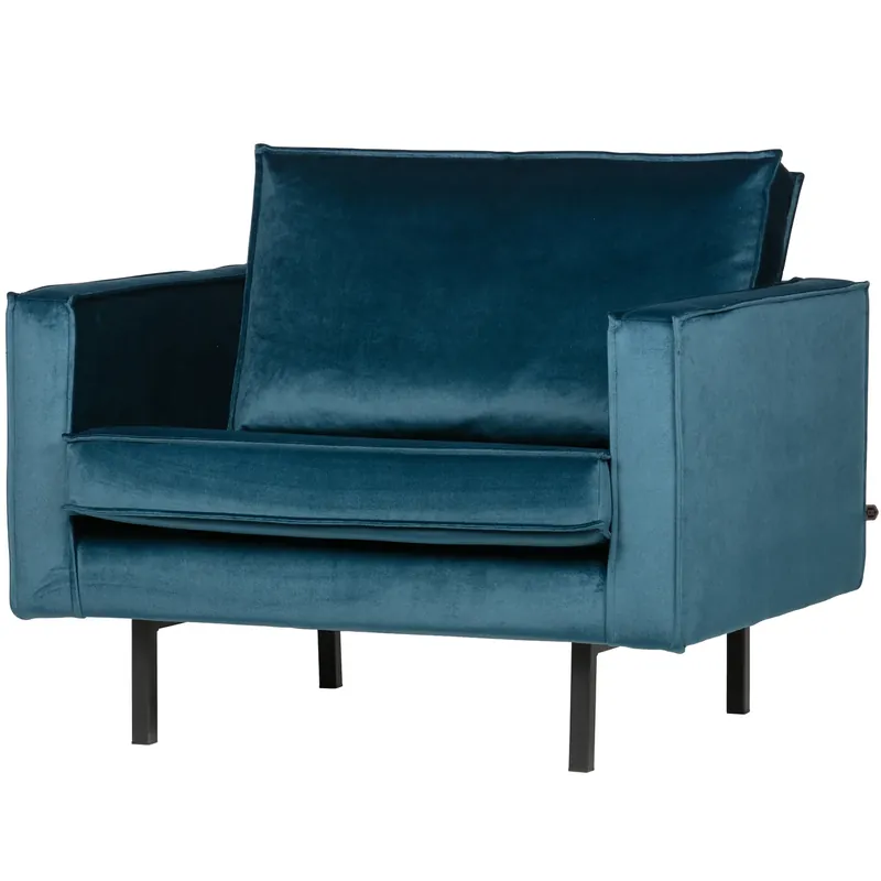 Mega-Angebot 1,5 Sitzer Sessel RODEO Samt blau