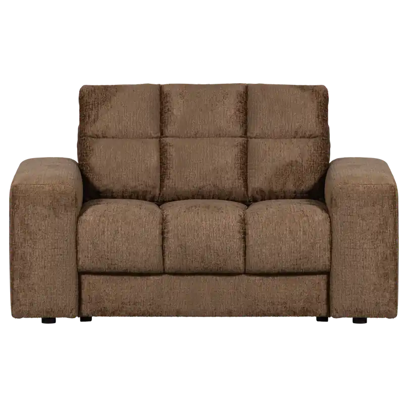 Loveseat Sessel SECOND DATE Struktur Samt messing Loungesessel Neu