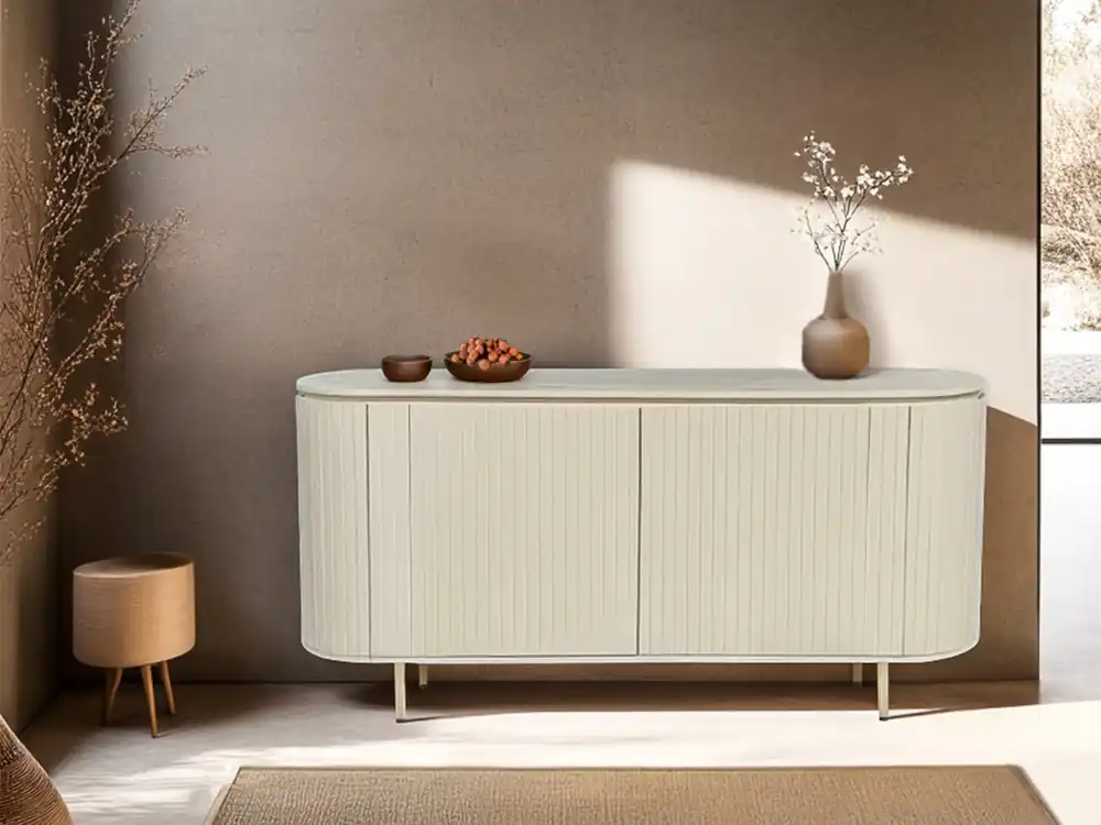 Sale Sideboard Anrichte Patou 170 cm Mangoholz cremeweiß