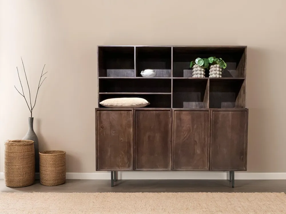 Anrichte Schrank Elan 180 cm Mangoholz braun Finale Aktion