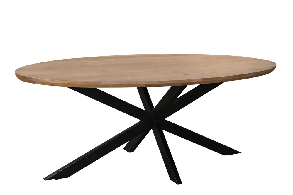 Esstisch Jesper Danish oval 210 x 100 cm Mangoholz natur Sonderangebot