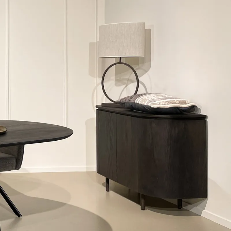 Direktkauf Kommode Tobago 115 cm Eiche Furnier Espresso braun Sideboard Schrank