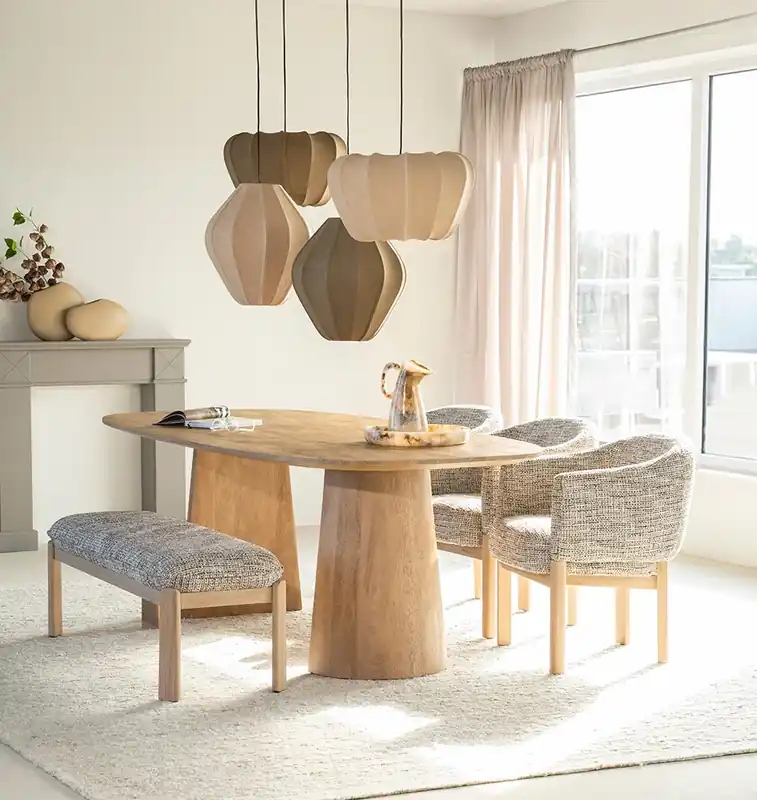 Bestseller Esstisch Lune oval 300 x 105 cm Mangoholz