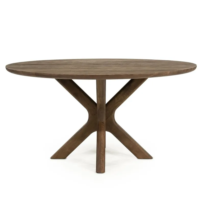 Neu Im Sortiment Esstisch Tycho rund 150 cm Mango Massivholz