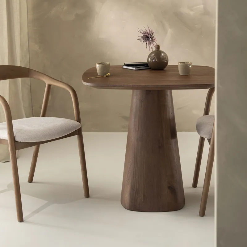 Knallerangebot Esstisch Aron 80 x 80 cm Mangoholz massiv braun
