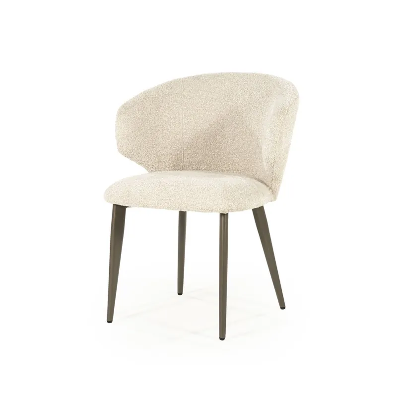 Esszimmerstuhl Mateo Vierfußstuhl Stoff beige Abverkauf