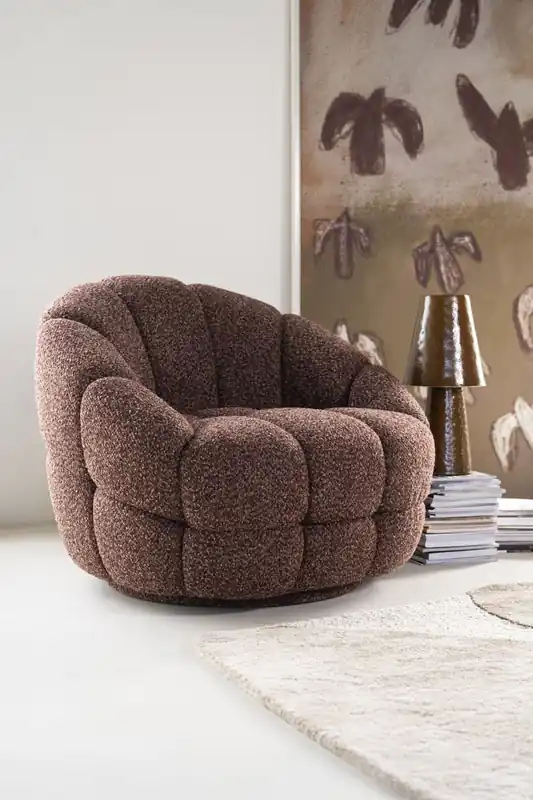 Sessel Tina Stoff rot Drehsessel Relaxsessel Fernsehsessel Billig