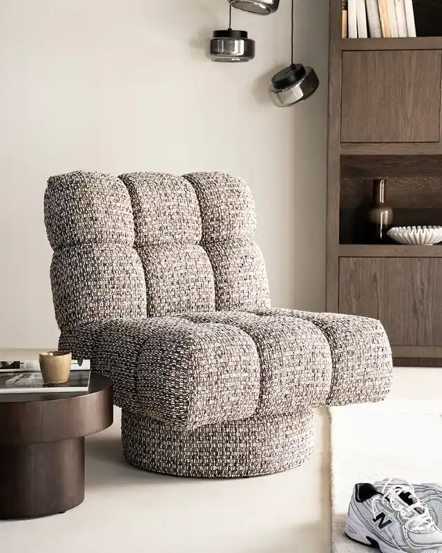 Bestpreis Sessel Fenna Stoff taupe Drehsessel