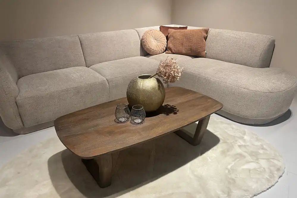 Couchtisch Cortez 130 x 70 cm Mangoholz braun Preisknaller