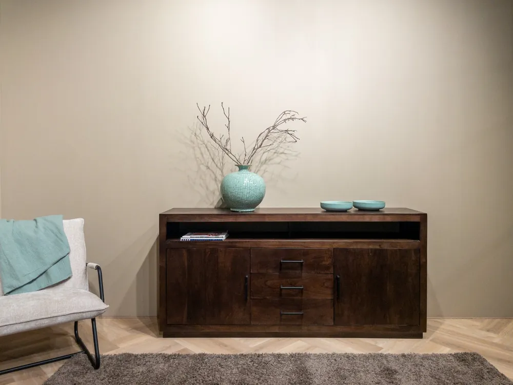 Sideboard Jaxx B 180 cm Mango Massivholz braun Zertifiziert