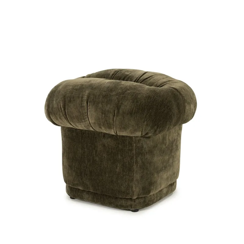 Pouf Nook H 47 cm grün Hocker Sitzhocker Finale Aktion