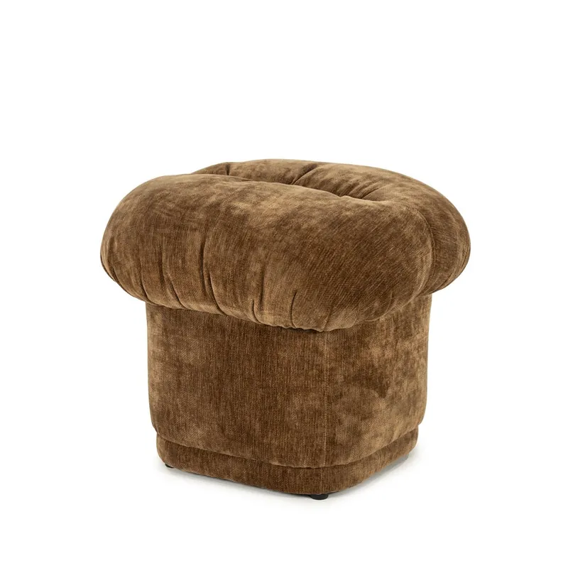 Meistverkauft Pouf Nook H 47 cm senffarben Hocker Sitzhocker