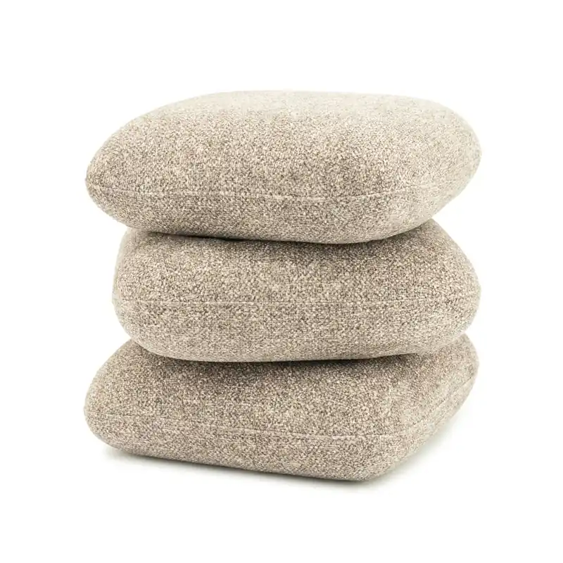Nur Heute Pouf Pillowscape H 44,5 cm taupe Hocker Sitzhocker