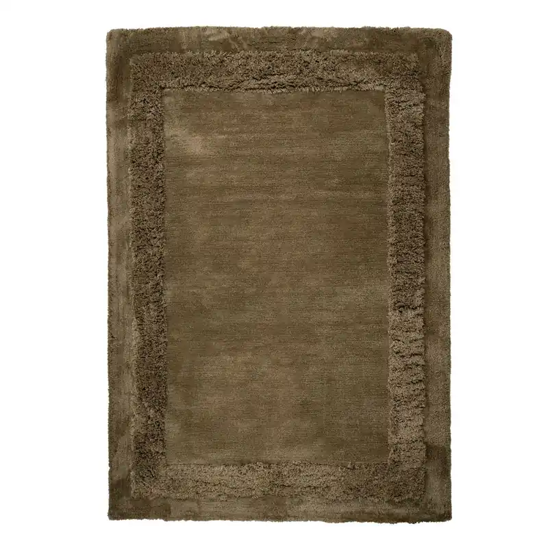 Schnäppchen Vintage Teppich Tura 290 x 190 cm handgetuftet grün Carpet