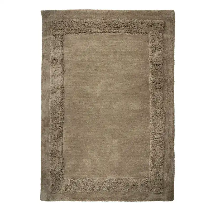 Top-Angebot Vintage Teppich Tura 230 x 160 cm handgetuftet taupe Carpet